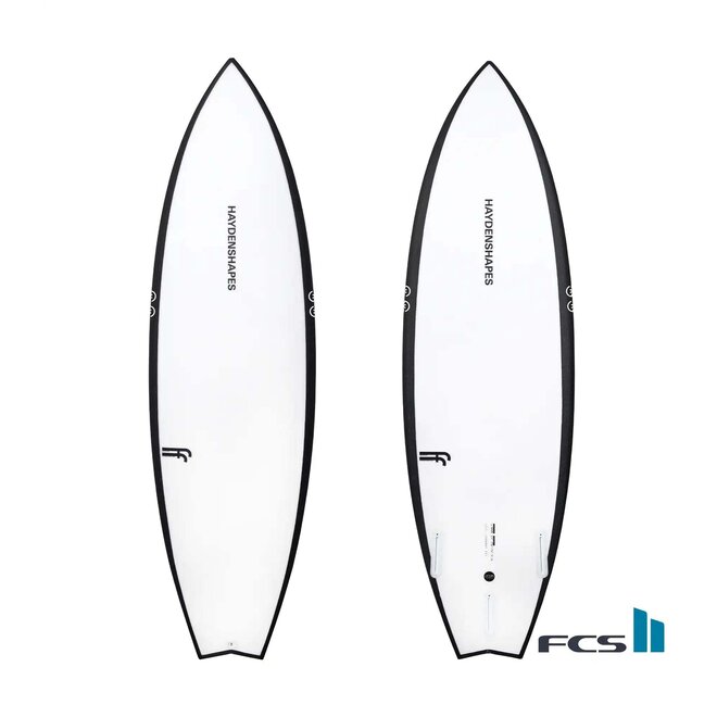 6'2 Haydenshapes Cohort II FF - FCS II - 3 Fin - Clear