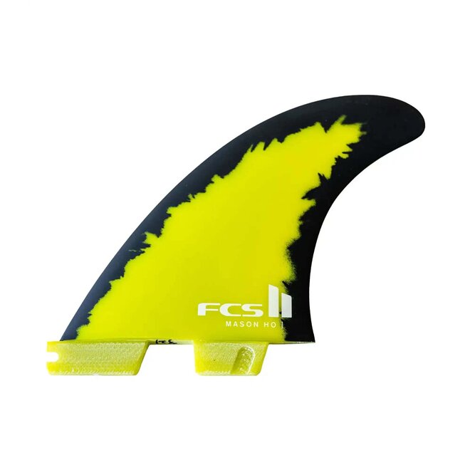 FCS II Mason Ho Signature PC AirCore Thruster Fins Large Black/Yellow