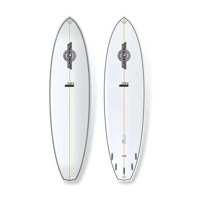 7'6 Walden Mini Mega Magic - Fusion HD - Futures - 5 Fin - White