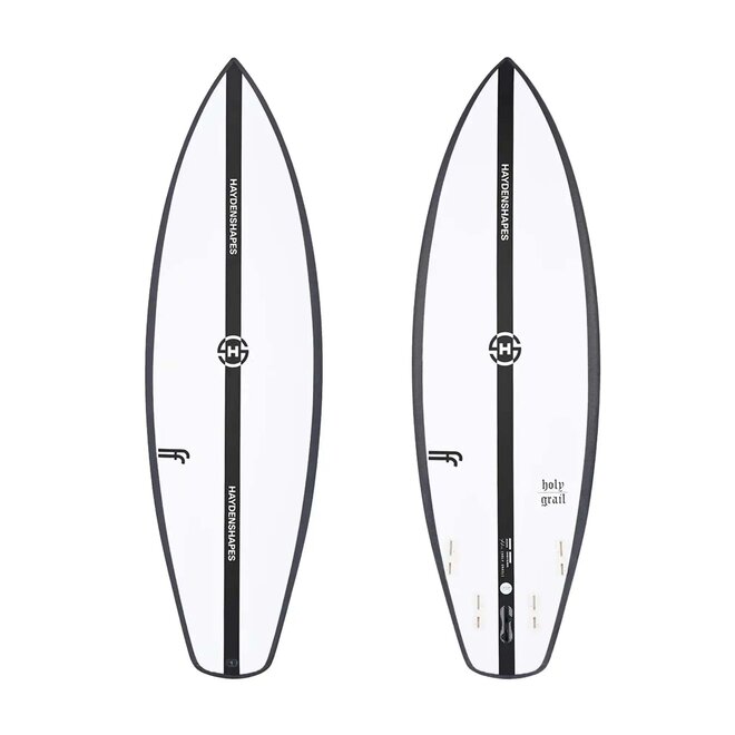 5'7 Haydenshapes Holy Grail FF - FCS II - 5 Fin Clear