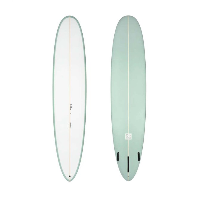 8'6 HS Atelier Classic Longboard PU - Futures - 2 + 1 Fin - Teal