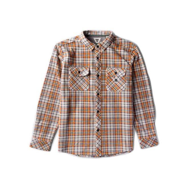 Vissla Eco-Zy LS Polar Flannel Burnt Orange