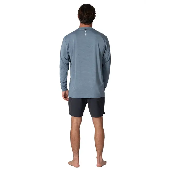 Vissla Men's Twisted Eco Long Sleeve Lycra Slate Heather