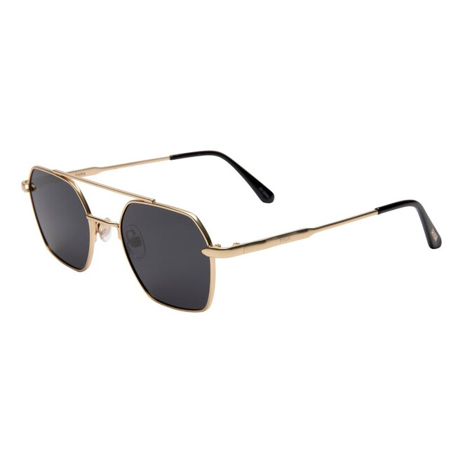 I-Sea Sara Sunglasses Gold / Onyx Polarized Lens