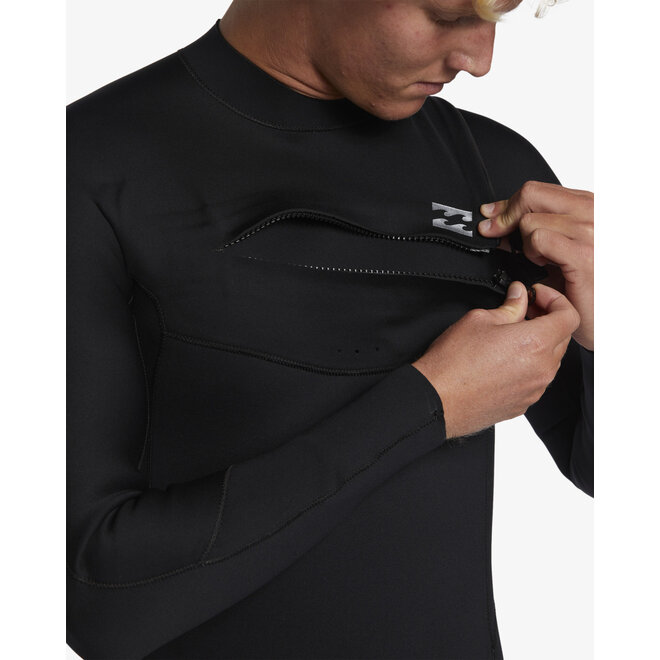 Billabong Foil 3/2 Heren Zomer Wetsuit Black
