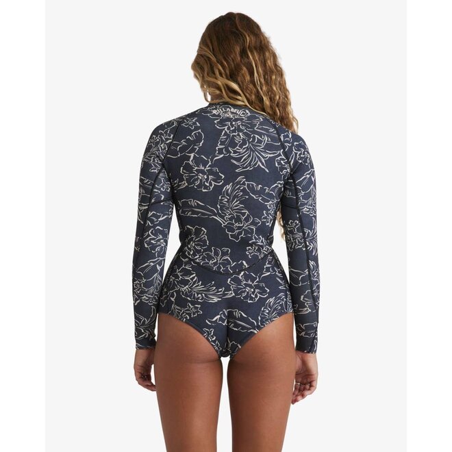 Billabong Salty Dayz Natural 2/2 Women's LS Springsuit Black Pebble