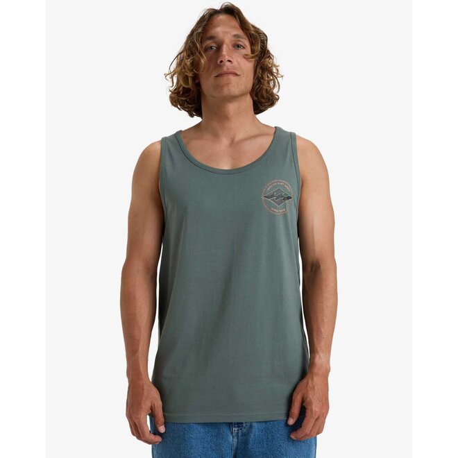 Billabong Heren Rotor Diamond Tank Top Dark Slate