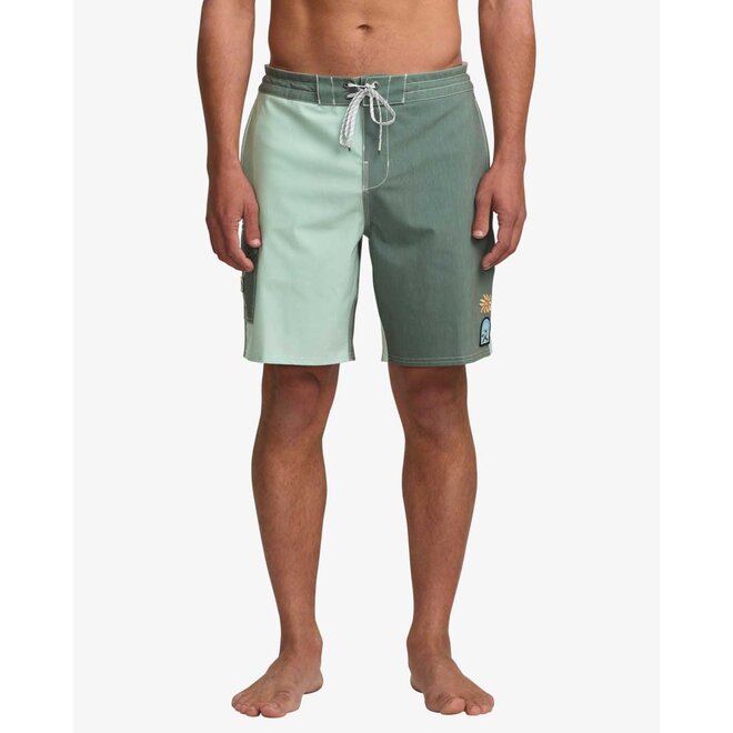 Billabong Heren Sunshine 17.5 Lo Tides Boardshort Green Tea