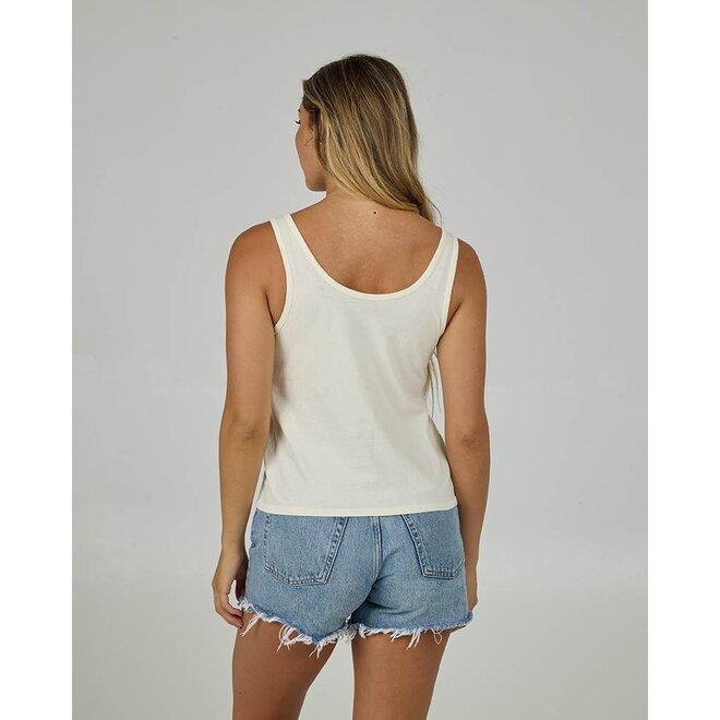 Salty Crew Dames Fireworks Tank Off White