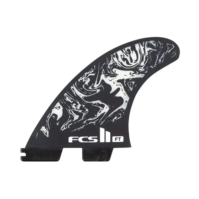 FCS II Filipe Toledo PC Black/White Thruster Fins