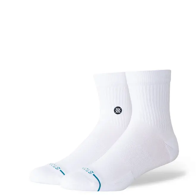 Stance Icon Quarter Socks 3 Pack White