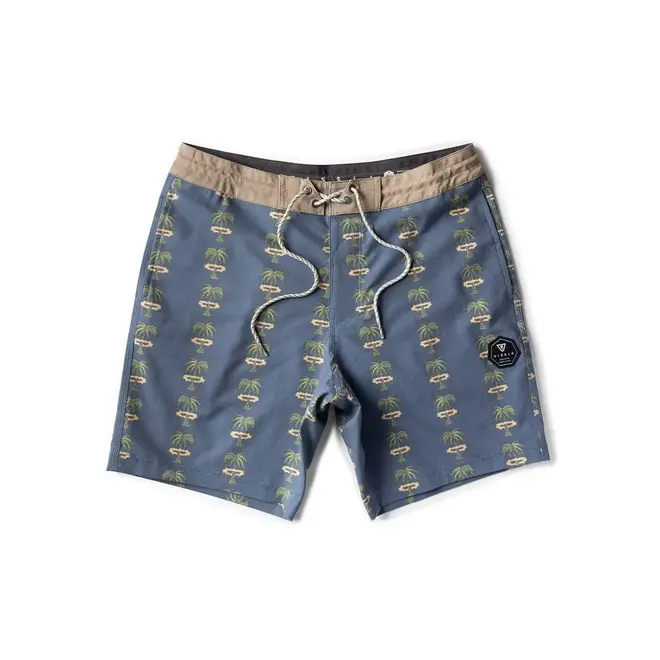 Vissla Atomic Palms 17" Boys Boardshorts Midnight