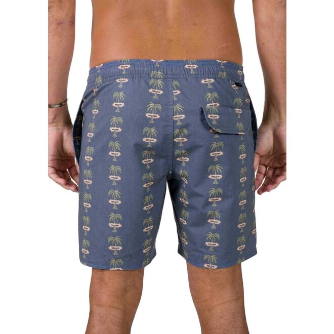 Vissla Heren Atomic Palms 17.5" Boardshort Midnight