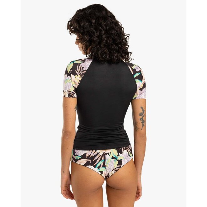 Billabong Women's Surf Capsule SS Lycra Black Multi