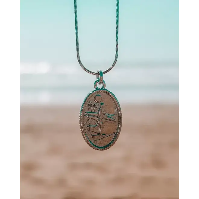 Laguna Treasures Ocean Necklace Skategirl Silver