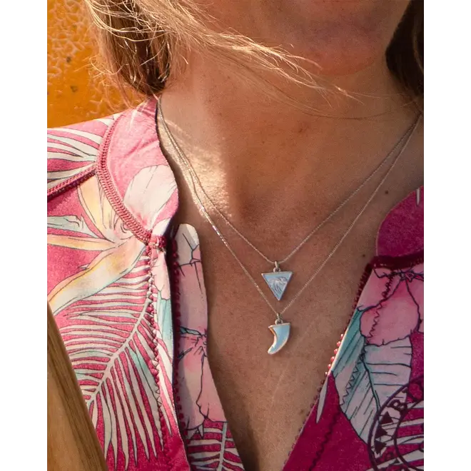 Laguna Treasures Oceaan Ketting Vin Zilver