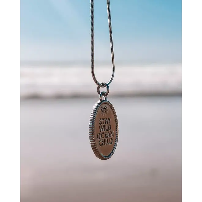 Laguna Treasures Ocean Necklace Skategirl Silver
