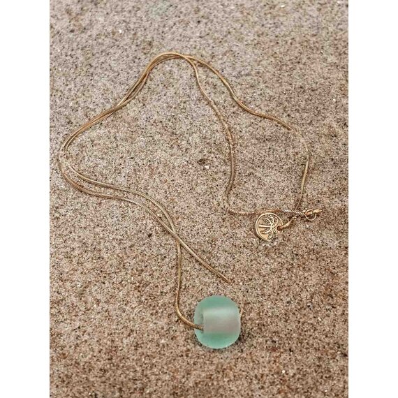 Laguna Treasure Sublime Sea Glass Necklace Gold