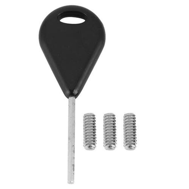 Devoted Single Tab Compatible 3x Fin Screws + Key