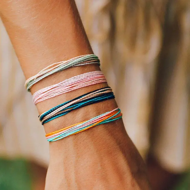 Pura Vida Bright Solid Bracelet Bubblegum