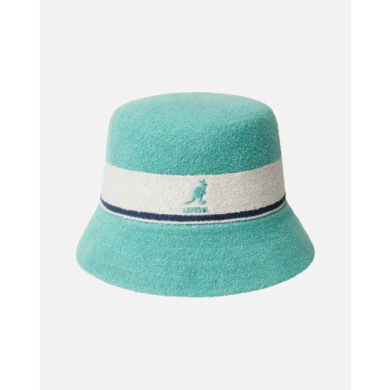 Kangol Bermuda Stripe Bucket Hat Aquatic