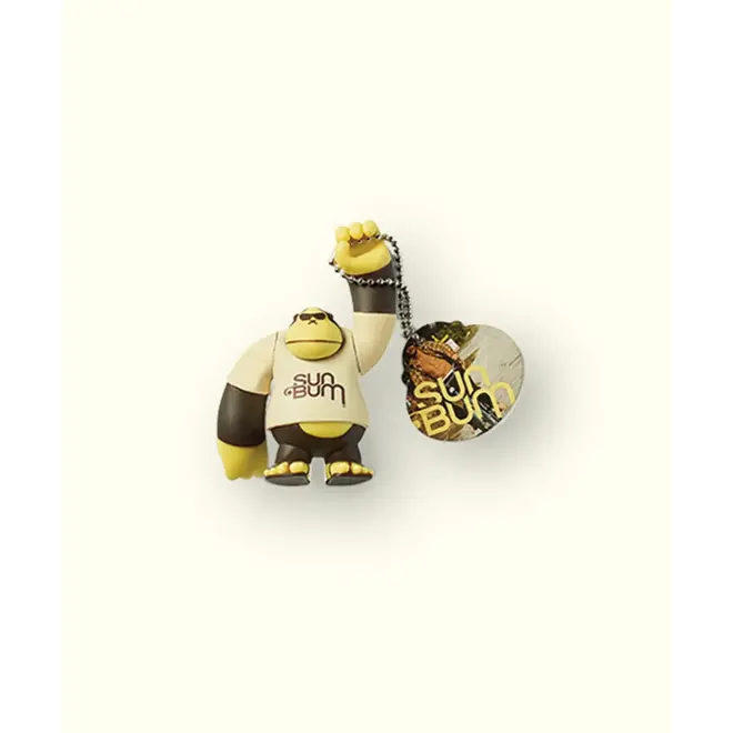Sun Bum Lucky Bum Figure Keychain