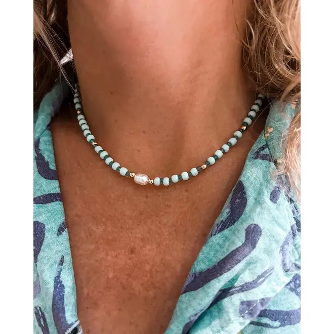 Laguna Treasures Azure Ketting Mint Goud