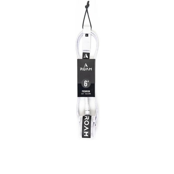 ROAM 7ft Premium Leash White