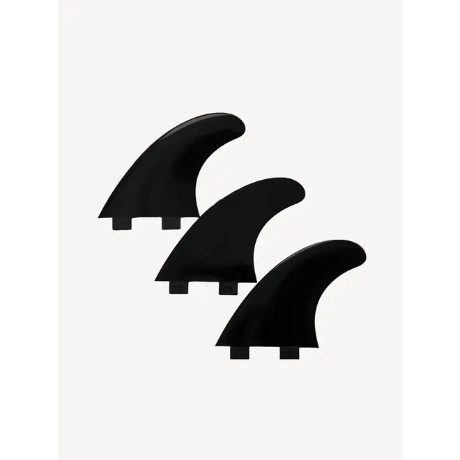 Devoted Thruster Fin Set Nylon Dual Tab Zwart