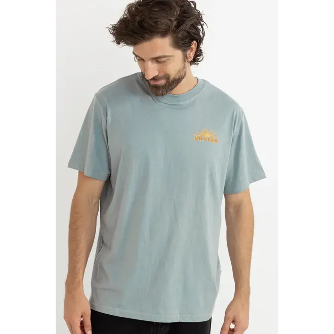 Rhythm Heren Frame SS T-shirt Seafoam