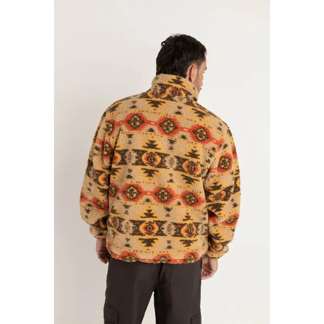 Rhythm Herren High Noon Quarter Zip Fleece Tan