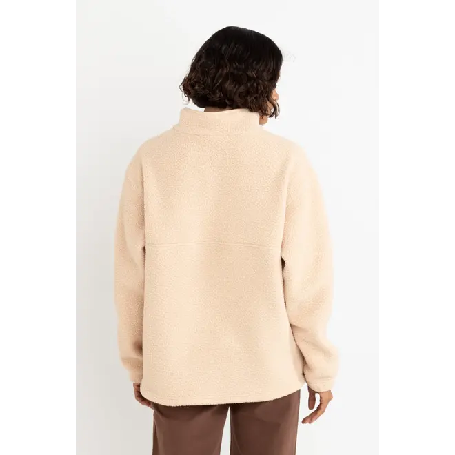 Rhythm Women's Heritage 1/4 Zip Fleece Oat