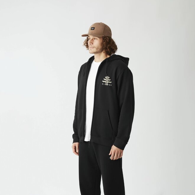 Picture Heren Ouvea Zip Hoodie Black
