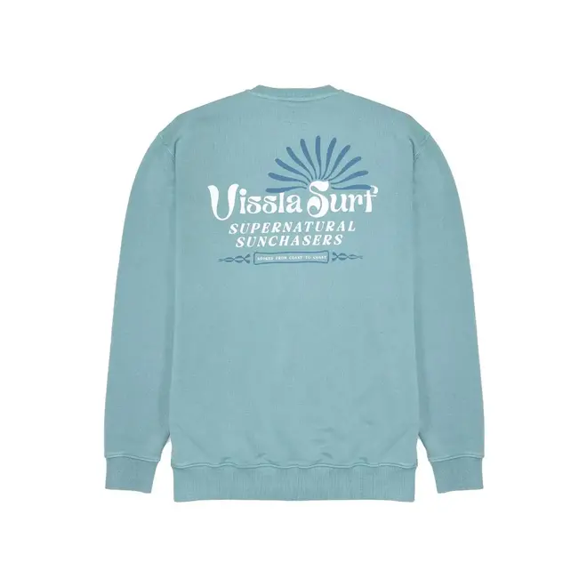 Vissla Men's Sunchasers Crew Fleece Smokey Jade