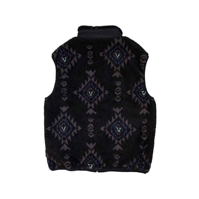 Vissla Men's Hector Sleeveless Fleece Black