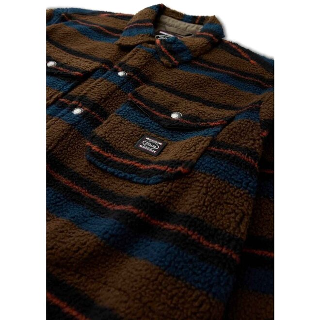 Vissla Men's Peaks Sherpa AO Eco Shirt Dark Khaki