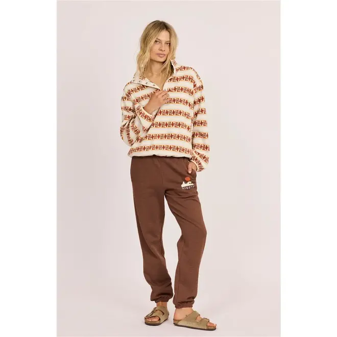 Sisstrevolution Dames Golden Daze Fleece Sea Salt