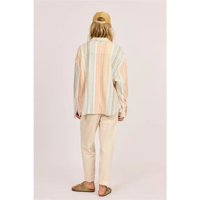 Sisstrevolution Dames Matty Shacket Sea Salt