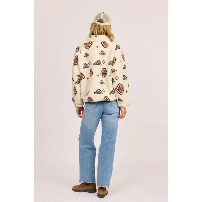 Sisstrevolution Women's Live Sherpa Fleece Buttermilk