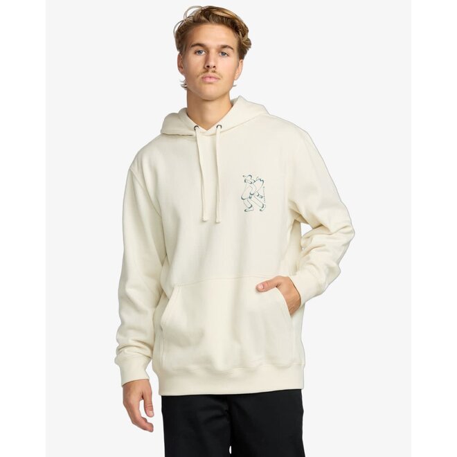 Billabong Herren Up The Beach Hoodie Offwhite