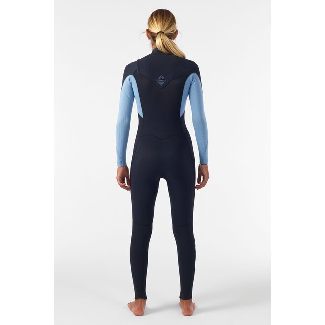 O'Neill Hyperfreak 5/4+ Dames Wetsuit Black / Faded Denim