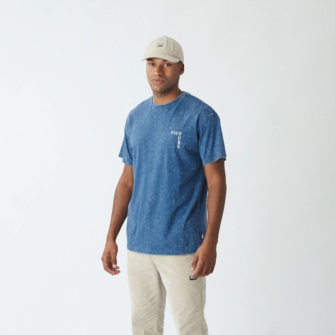 Picture Men's Natamo Tee Serenity Blue Washed