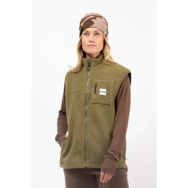 Eivy Damen Lumberjackie Sherpa Vest Olive