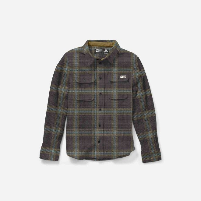Salty Crew Heren Swellter Polar Flannel Shirt Phantom