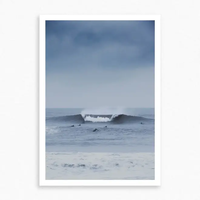 Jop Hermans Blue Ripple Postcard