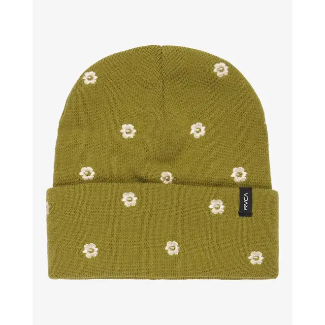 RVCA Embroidered Essential Beanie Kelly Green