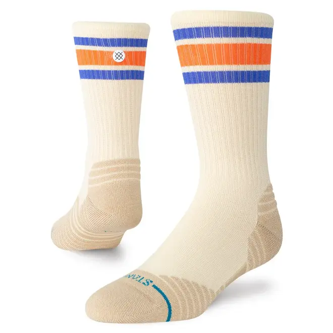 Stance Boyd Mid Ribbed Crew Socks Canvas