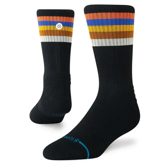 Stance Maliboo Mid Ribbed Crew Socks Coral