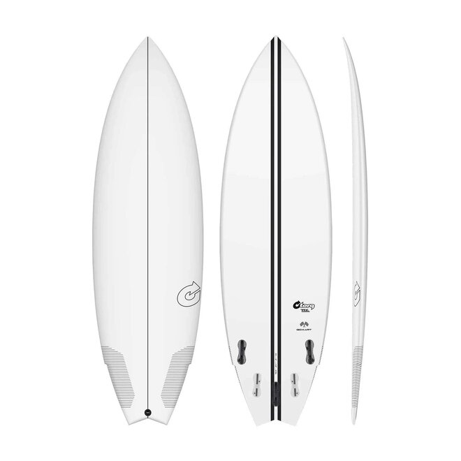 Torq Go-Kart TEC - FCS II - 5 Fin 6'0 Clear
