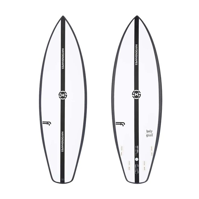 Haydenshapes Holy Grail FF - FCS II - 5 Fin 5'10 Clear